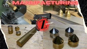 👨‍🔧 Manufacturing Z-RAM prototypes Z.68s Z.68v2 Z.68 0.68 FSC TCP HDR68 Bullets projectiles lathe 🤓