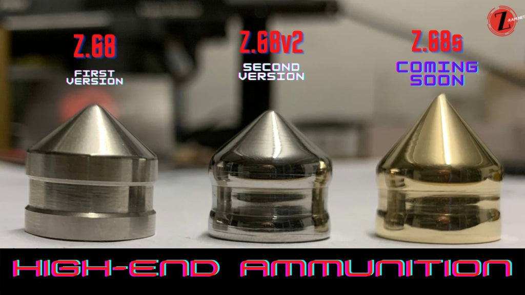 😯 Presentation new Z-RAM Z.68v2 ammunition for FSC, T9.1, T8.1 Papperbal TCP, Umarex HDX, HDR .68 💪