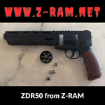 ZDR50 Barrel Cover Black for tuning barrel for HDR.50 - Z-RAM Shop